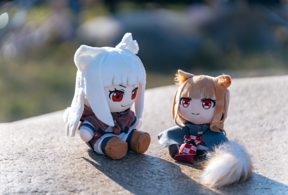 狼与香辛料 merchant meets the wise wolf 大尺寸40公分毛绒玩偶 赫萝