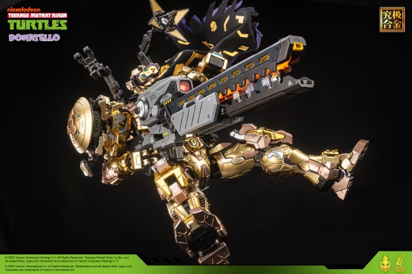 MechaHeat系列 合金机甲 机甲忍者龟  多纳泰罗 金耀版