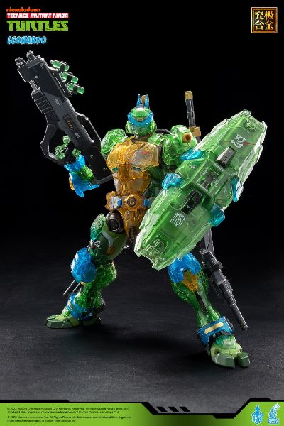 MechaHeat系列 合金机甲 机甲忍者龟 莱昂纳多 彩透版