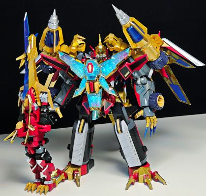 THE合体 古立特宇宙 古立特（宇宙形态）和 大煌翼炎龙（暂译）