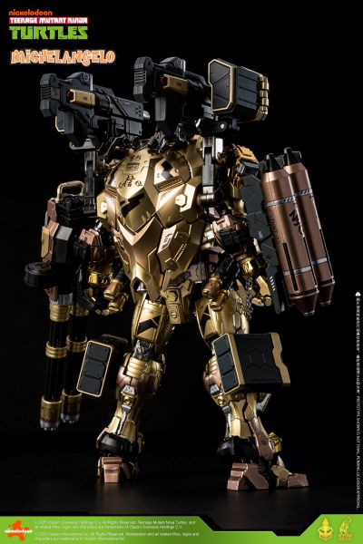 MechaHeat系列 合金机甲 机甲忍者龟 米开朗基罗 金耀版