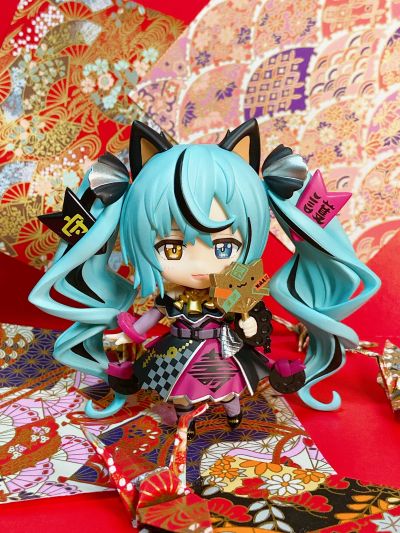 粘土人#2759 初音未来 黑招财未来