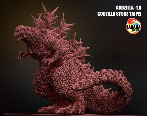 哥斯拉（2023）雕像 （台北哥斯拉商店展示品）