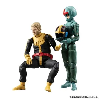 G.M.G.系列收藏13 机动战士高达 吉翁公国军 黑色三连星 盖亚
