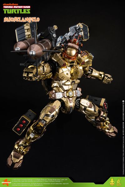 MechaHeat系列 合金机甲 机甲忍者龟 米开朗基罗 金耀版