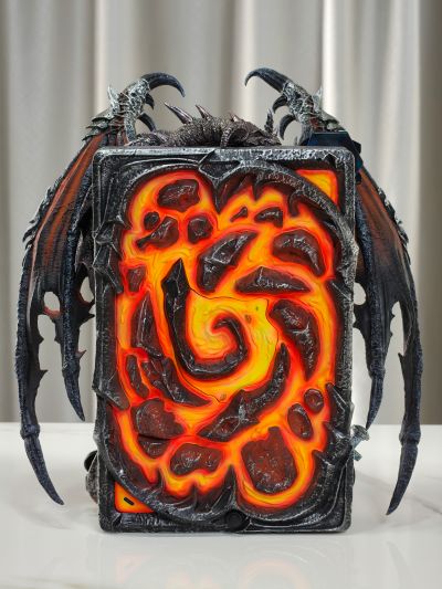 炉石传说 死亡之翼卡牌艺术雕像