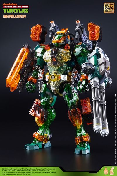 MechaHeat系列 合金机甲 机甲忍者龟 米开朗基罗 彩透版