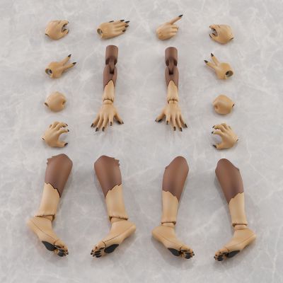 KEMOPLA No.KO-02RJW 手脚零件套装 01（日本狼配色）