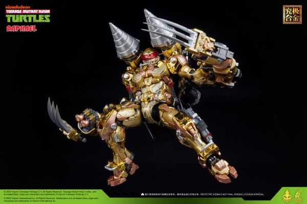 MechaHeat系列 合金机甲 机甲忍者龟 拉斐尔 金耀版