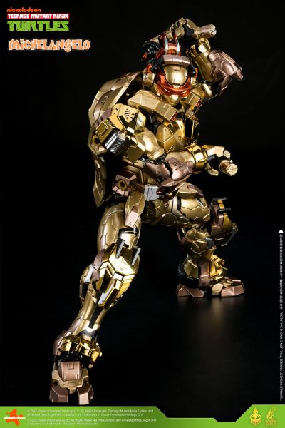 MechaHeat系列 合金机甲 机甲忍者龟 米开朗基罗 金耀版