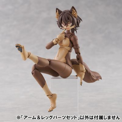 KEMOPLA No.KO-02RJW 手脚零件套装 01（日本狼配色）