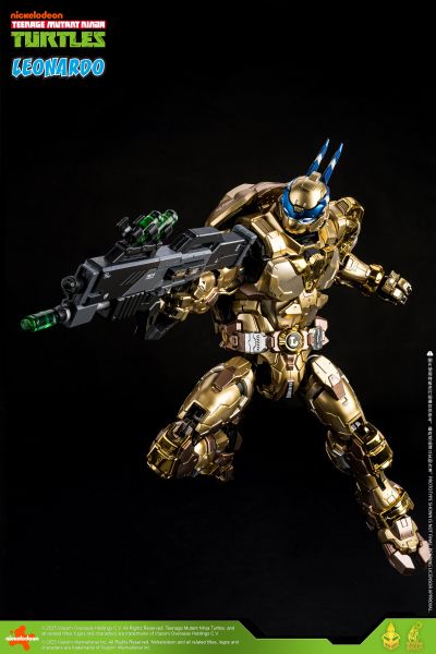 MechaHeat系列 合金机甲 机甲忍者龟 莱昂纳多 金耀版