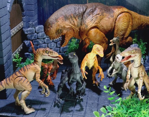 figma ex:ride. 小型恐龙（灰色）／（棕色）