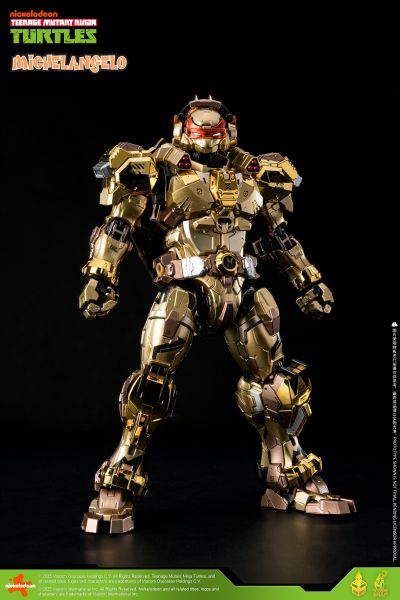 MechaHeat系列 合金机甲 机甲忍者龟 米开朗基罗 金耀版