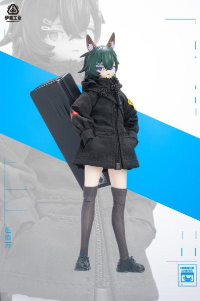 黑铁体止符系列币衣可动手办盲盒