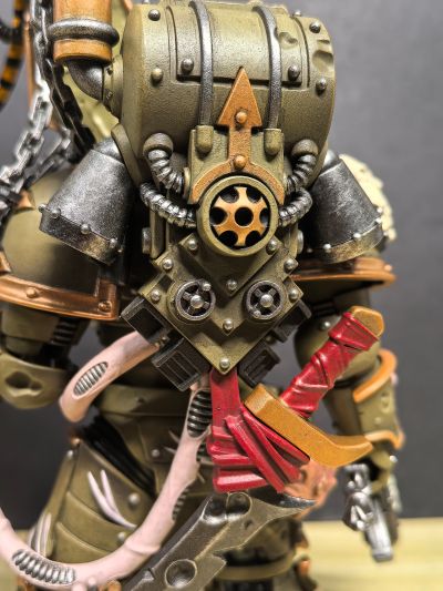 战锤40000 死亡守卫 瘟疫战士旗手 配备爆矢枪和瘟疫毒刀