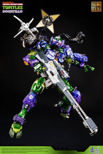 MechaHeat系列 合金机甲 机甲忍者龟 多纳泰罗 彩透版