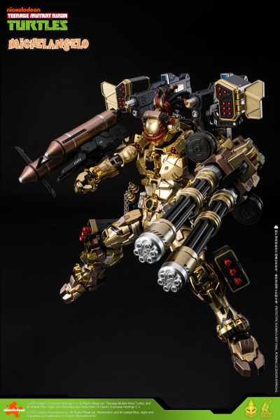 MechaHeat系列 合金机甲 机甲忍者龟 米开朗基罗 金耀版