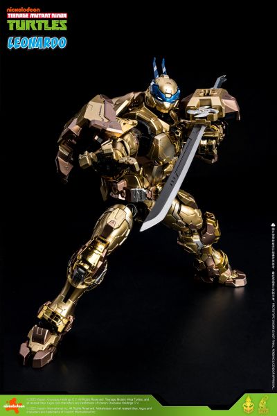 MechaHeat系列 合金机甲 机甲忍者龟 莱昂纳多 金耀版