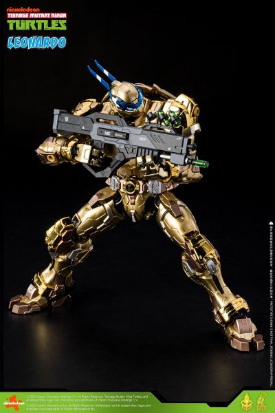 MechaHeat系列 合金机甲 机甲忍者龟 莱昂纳多 金耀版
