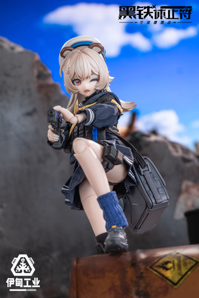 黑铁体止符系列币衣可动手办盲盒