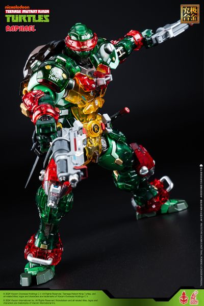MechaHeat系列 合金机甲 机甲忍者龟 拉斐尔 彩透版
