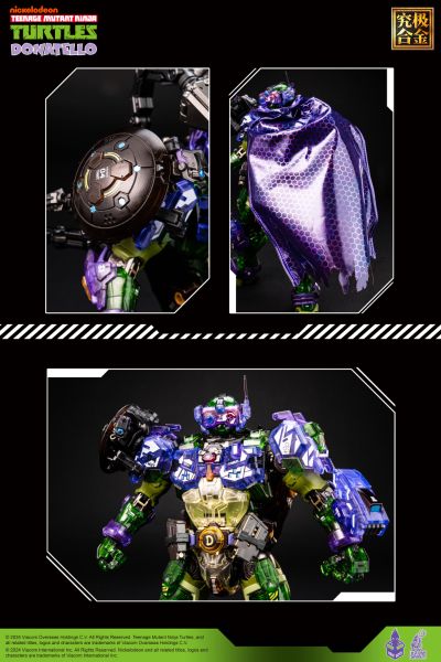 MechaHeat系列 合金机甲 机甲忍者龟 多纳泰罗 彩透版