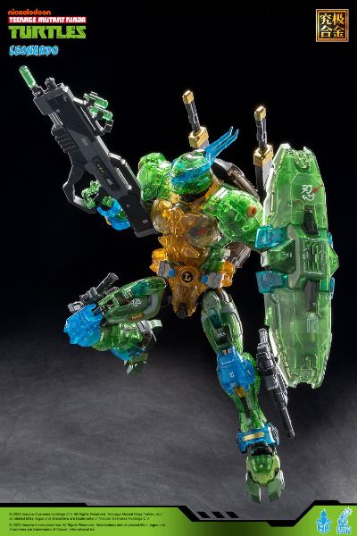 MechaHeat系列 合金机甲 机甲忍者龟 莱昂纳多 彩透版