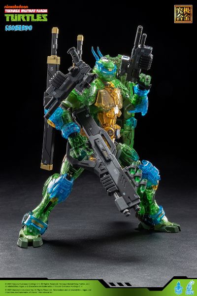 MechaHeat系列 合金机甲 机甲忍者龟 莱昂纳多 彩透版