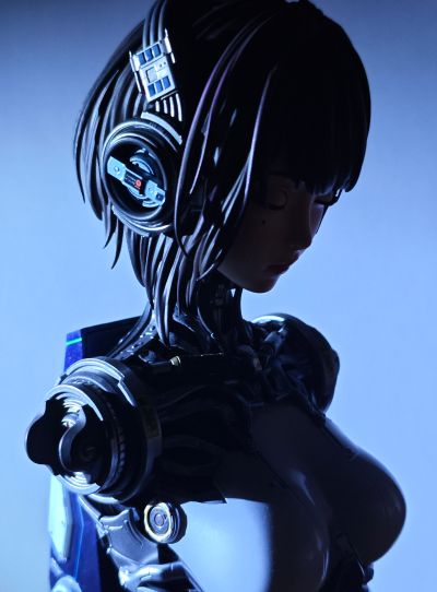 《灵笼》ASH 1/4半身像 手办