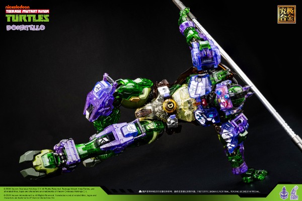 MechaHeat系列 合金机甲 机甲忍者龟 多纳泰罗 彩透版