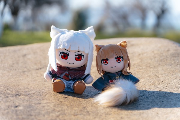 狼与香辛料 merchant meets the wise wolf 大尺寸40公分毛绒玩偶 赫萝