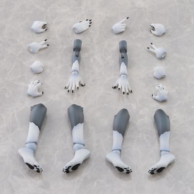 KEMOPLA No.KO-02RGW 手脚零件套装 01（灰狼配色）