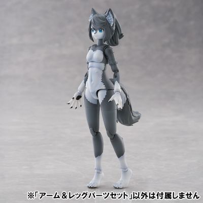 KEMOPLA No.KO-02RGW 手脚零件套装 01（灰狼配色）