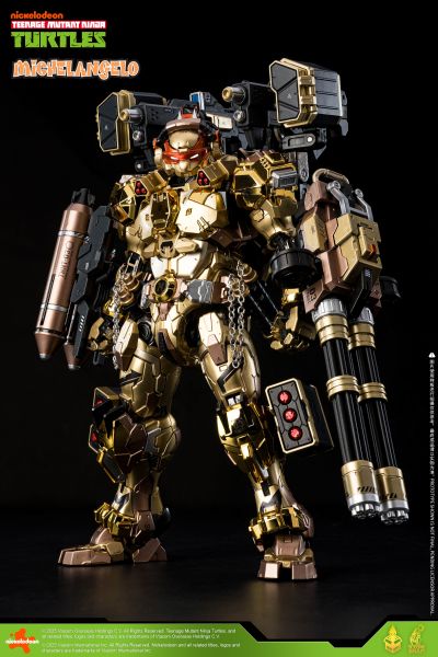 MechaHeat系列 合金机甲 机甲忍者龟 米开朗基罗 金耀版