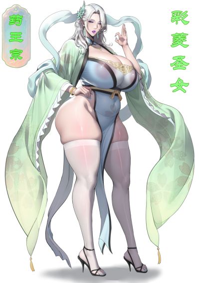 木竹修仙世界-药王宗 彩菱圣女 1/6硅胶可动人偶