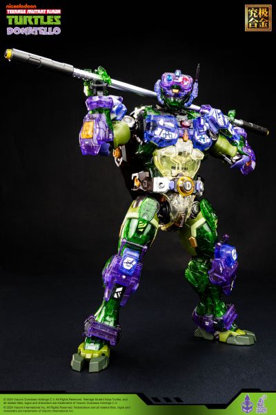MechaHeat系列 合金机甲 机甲忍者龟 多纳泰罗 彩透版