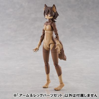 KEMOPLA No.KO-02RJW 手脚零件套装 01（日本狼配色）