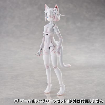 KEMOPLA  No.KO-02RKM 手脚零件套装 01（白宝石猫配色）