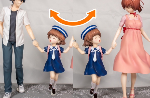 CLANNAD 光之彼岸 冈崎朋也、冈崎渚、冈崎汐