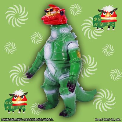 中等尺寸系列 哥斯拉EX 机械哥斯拉（1974）舞狮版【哥斯拉基地限定配色】