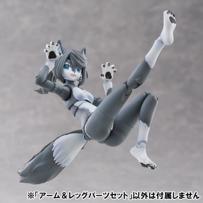 KEMOPLA No.KO-02RGW 手脚零件套装 01（灰狼配色）