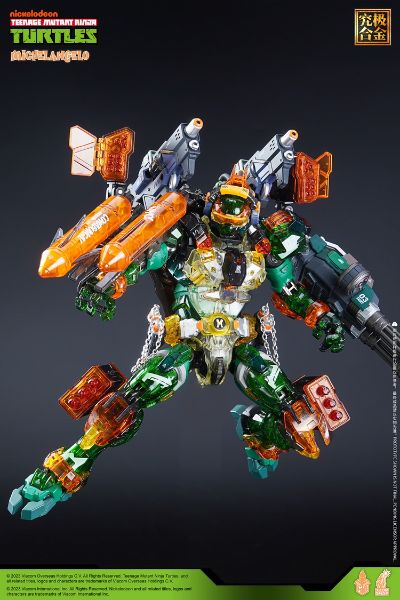 MechaHeat系列 合金机甲 机甲忍者龟 米开朗基罗 彩透版