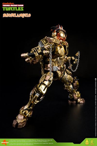 MechaHeat系列 合金机甲 机甲忍者龟 米开朗基罗 金耀版