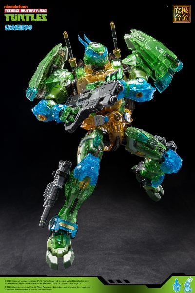 MechaHeat系列 合金机甲 机甲忍者龟 莱昂纳多 彩透版