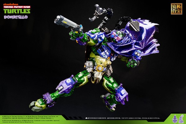 MechaHeat系列 合金机甲 机甲忍者龟 多纳泰罗 彩透版