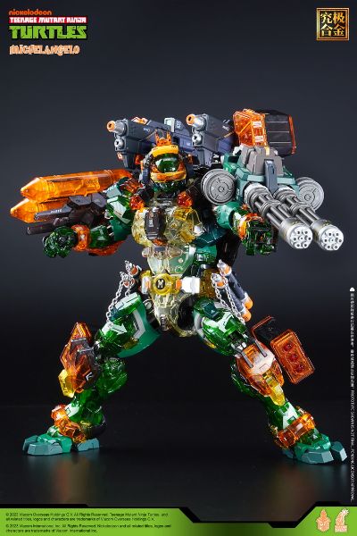 MechaHeat系列 合金机甲 机甲忍者龟 米开朗基罗 彩透版