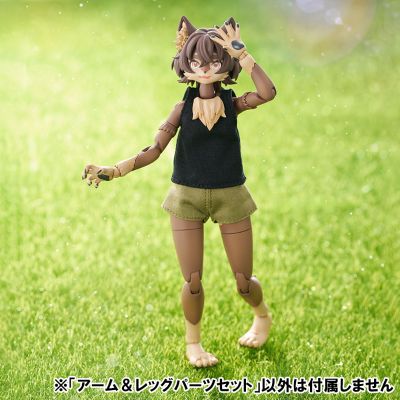 KEMOPLA No.KO-02RJW 手脚零件套装 01（日本狼配色）