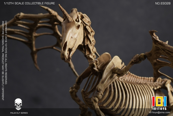 掌上精灵系列 骷髅骨架可动独角兽