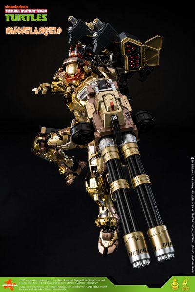 MechaHeat系列 合金机甲 机甲忍者龟 米开朗基罗 金耀版